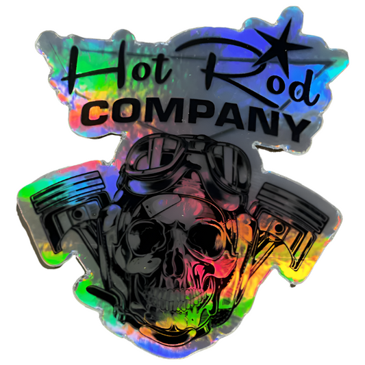 Metallic Hot Rod Company Sticker