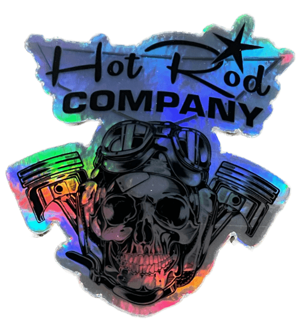 Metallic Hot Rod Company Sticker